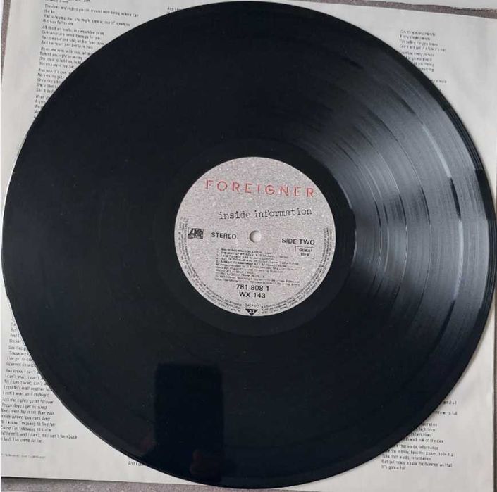 Foreigner – Inside Information.Germany 1980.EX+/NM+