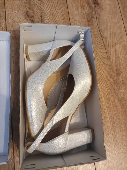 Buty damskie, rozmiar 38 , na obcasie (na imprezę)