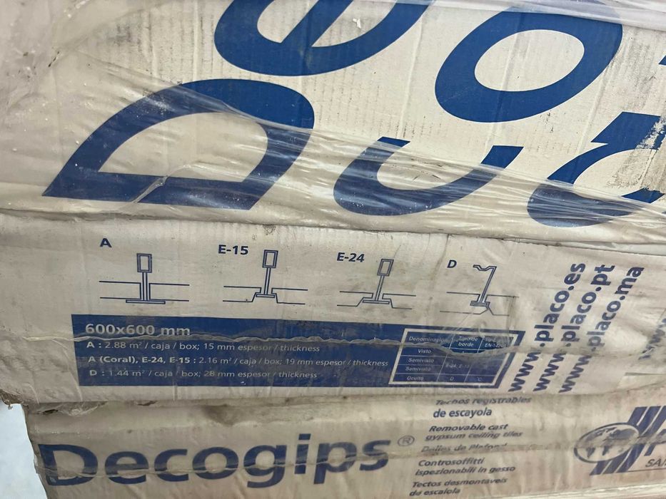 placas gesso 60x60 decogips