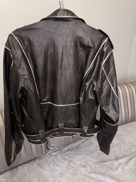 Куртка, косуха, шкірянка жіноча, оверсайз