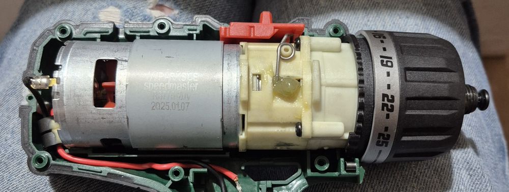 Przekładnia silnik wkretarki parkside