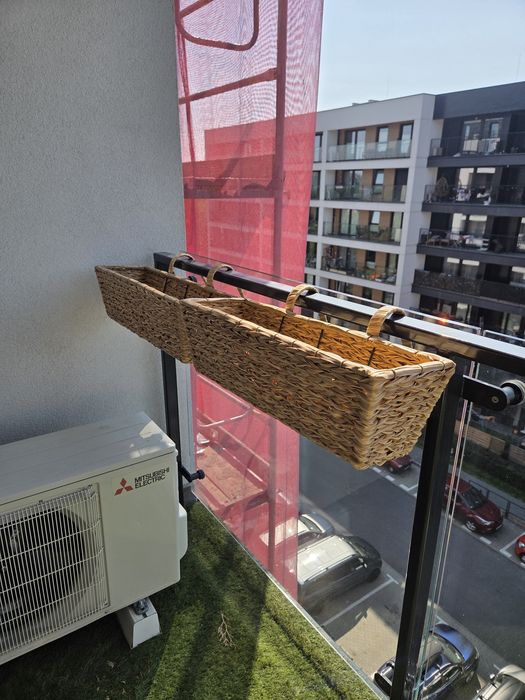 Doniczki ja balkon wiszące 2 szt 60x20