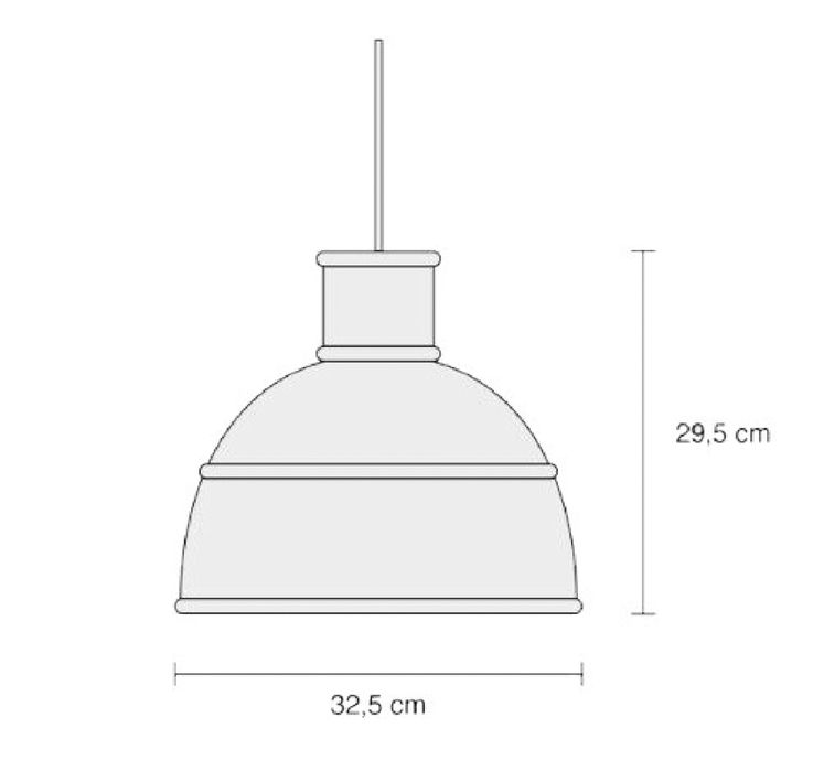 Candeeiro Muuto Unflod cinza