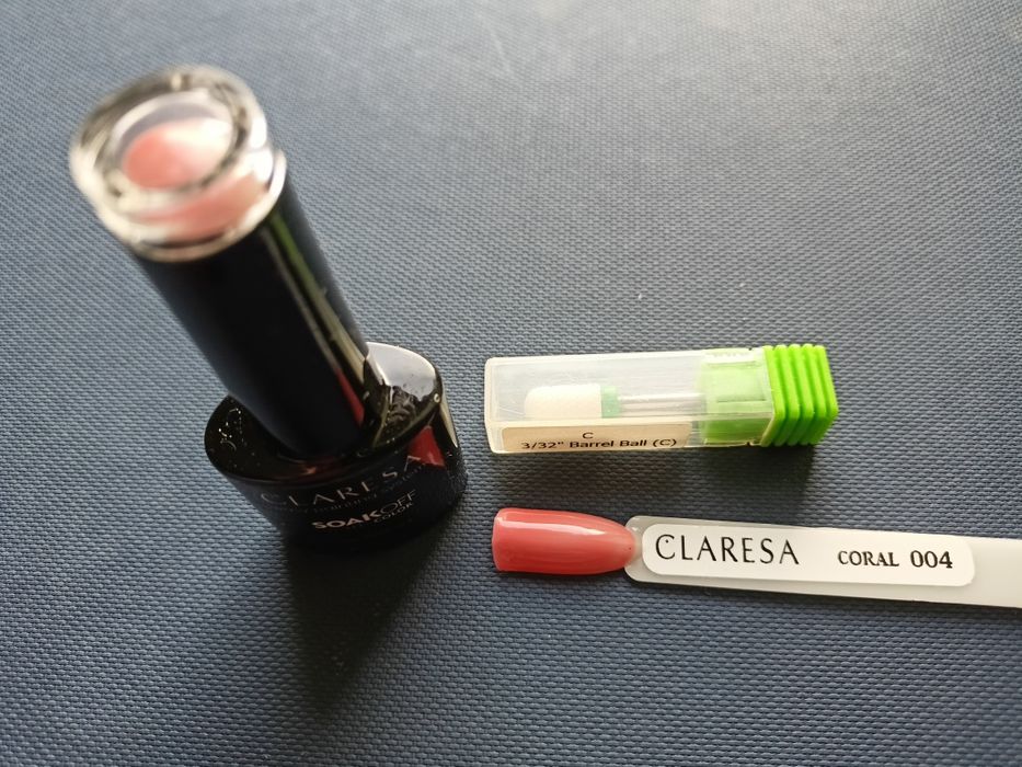 Lakier hybrydowy Claresa + frez