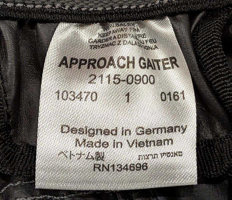 Легкие зимние гетры Salewa Approach Gaiter