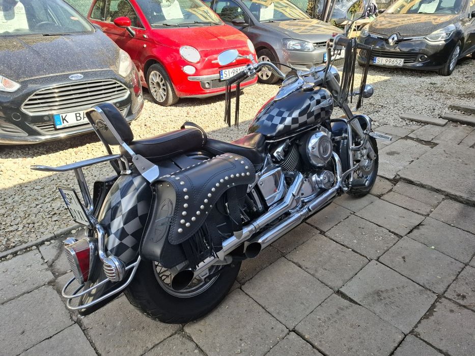 Drag Star 650 Super stan serwis sakwy wydechy  43 tys km zamiana na auto