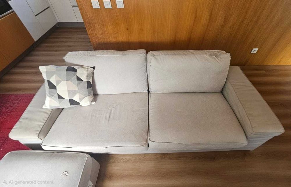 Sofa +  footstool