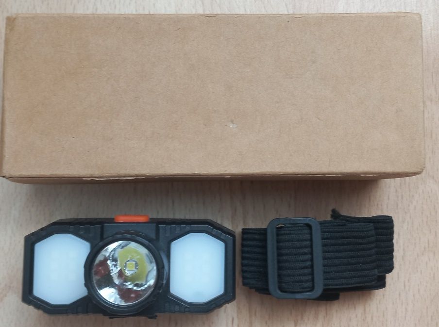 Latarka lampka czołówka USB Akumulator