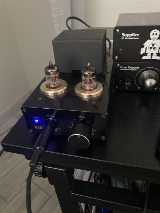 Kit headphones + amplificador