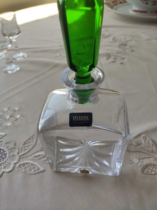Garrafa de cristal atlantis