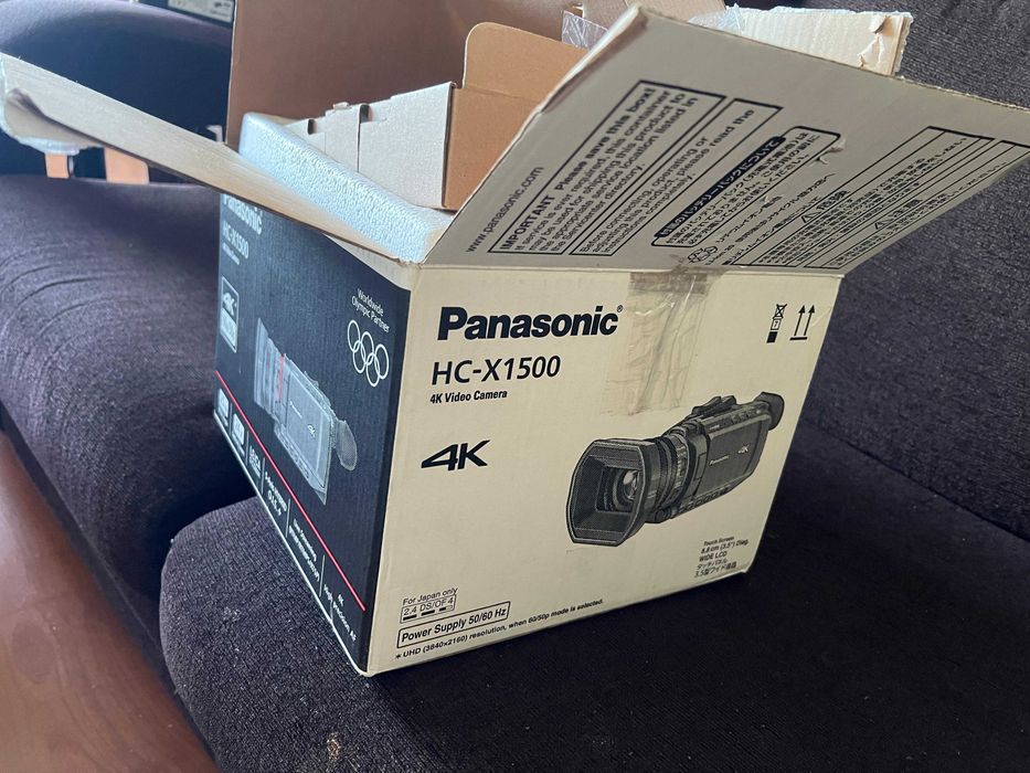 PANASONIC Camcorder HC-X1500 4K - 24x  - Em excelente estado