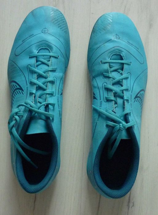 Piękne męskie buty sportowe korki NIKE MERCURIAL r. 46 wkł 30 cm skóra