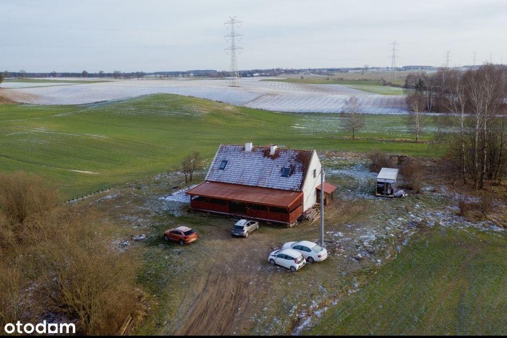 Malownicza siedlisko - działka 9,75 ha z domem 200 m²