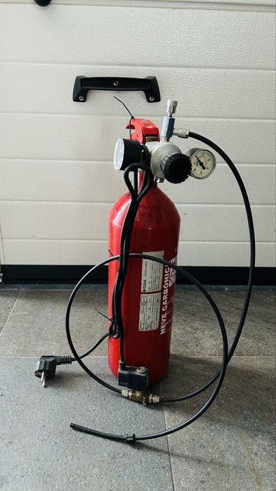 Extintor co2 aquario