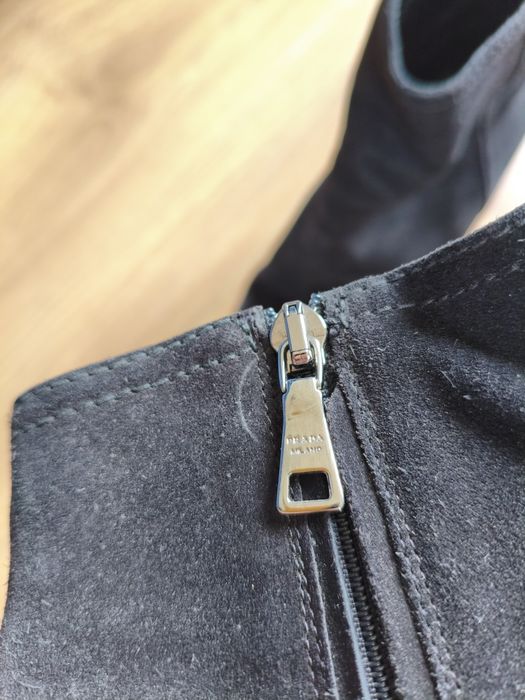 Botki czarne Prada rozm 39 1/2