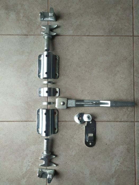 Запорный механизм - штанга контейнера (комплект), на дверь или ворота