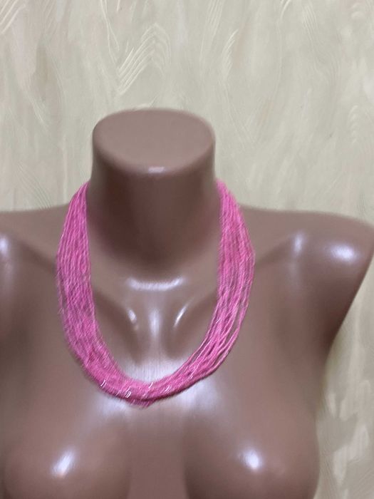 Многослойное ожерелье из бисера бусы, 51см