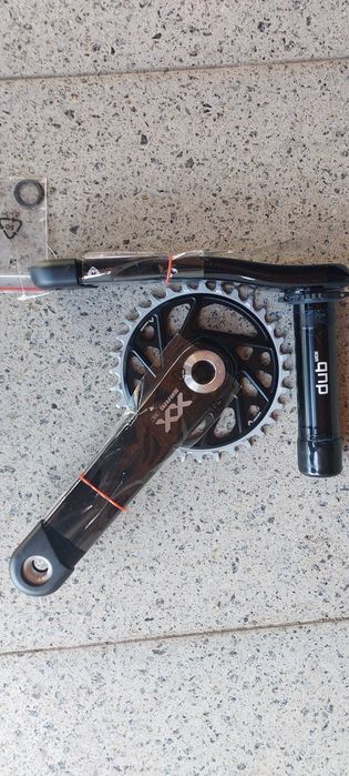 Pedaleira Nova Sram XX Transmission DUB Wide 175mm