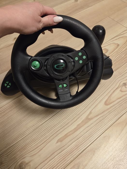 Ігрове дротове кермо для ПК Esperanza EGW102 Кермо з коробкою передач