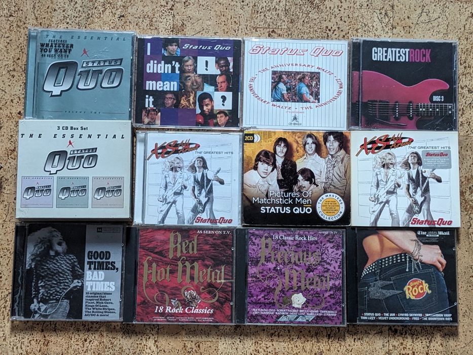 CD диски Meat Loaf, Status Quo, Marillion, Spandau Ballet, Starsailor