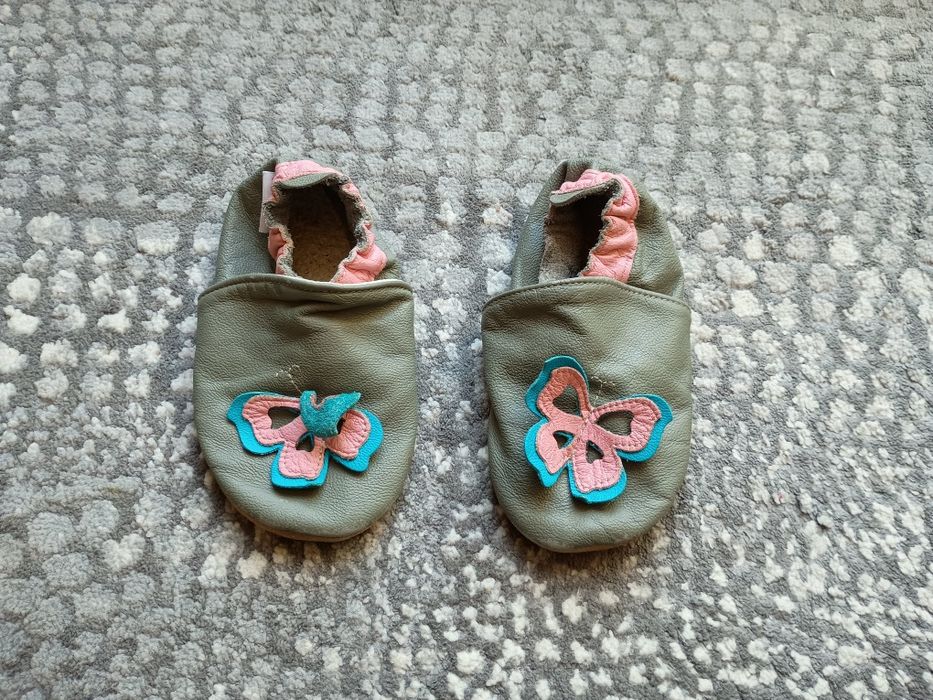 Kapcie skórzane ekoTuptusie r. XXL (17cm)