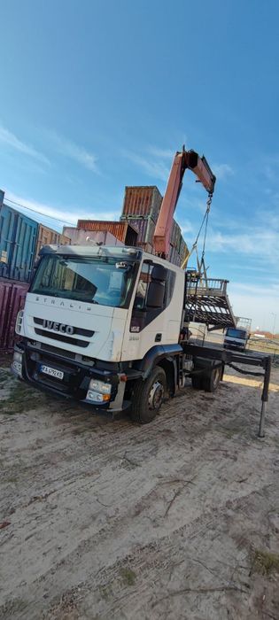 ТЯГАЧ IVECO STRALIS 2009 EVRO-5 манипулятор Fassi 19
с манипулятором