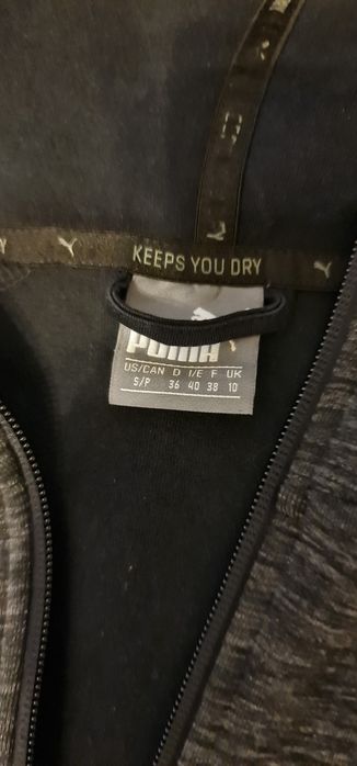 Puma bluza czarna z kapturem