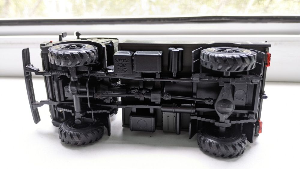 Эксклюзив! Модель КамАЗ-43501, поворотные колеса, 4х4, 1/43