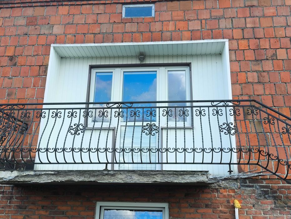 Balustrada / schody kuta pełna stal