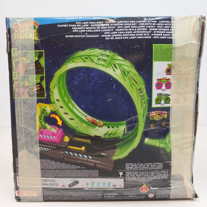 Hot Wheels Monster Trucks Epicka pętla świecąca w ciemnościach HBN02