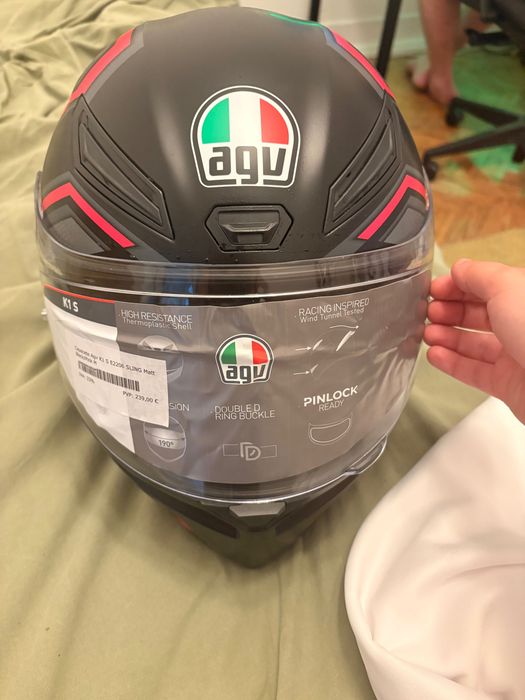 capacete AGV mota