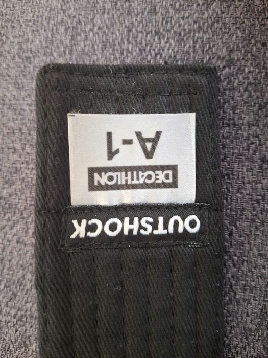 Pas czarny BJJ / Judo / Ju-jitsu Outshock NOWY rozmiar A1