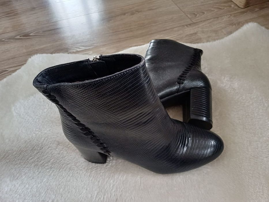 Skórzane botki damskie Paname rozm 41