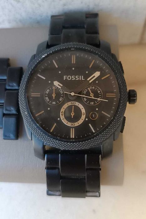 Relógio Fossil Machine - Bracelete Metal (saldos)