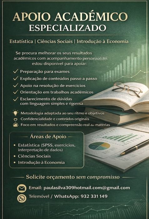 Apoio académico  a  exames , teses e outros