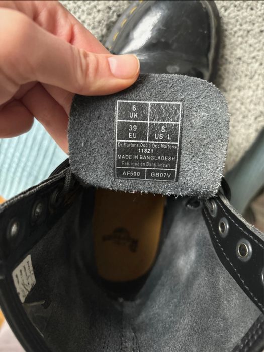 Buty dr Martens lakierowane