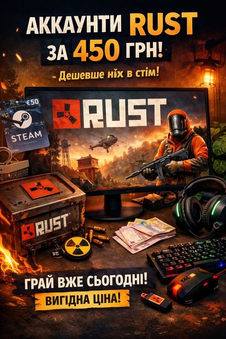 Аккаунт Rust без бана