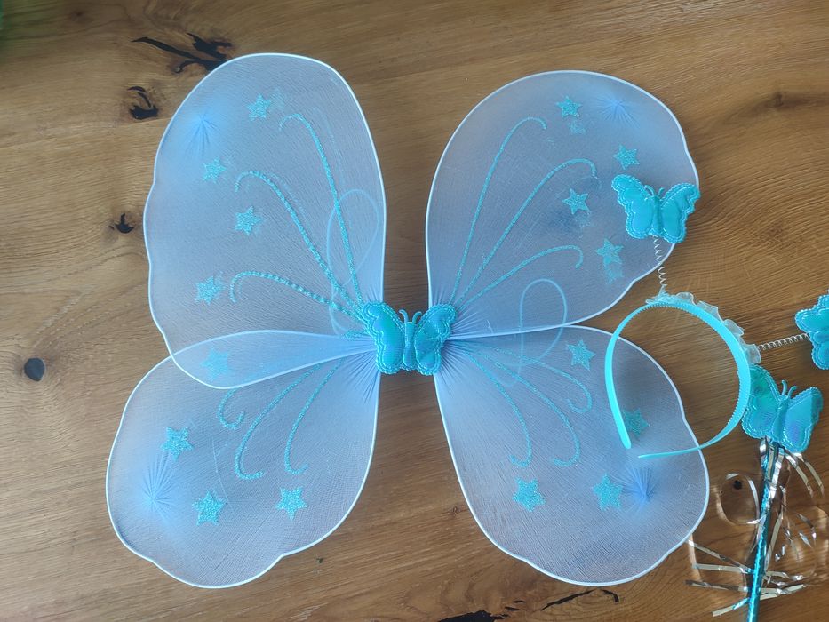 Nowy strój kostium Motylka Wróżki dla dziewczynki.