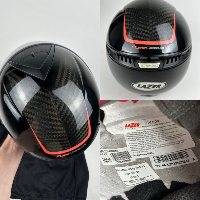 Шолом Карбон Оригінал Lazer Falcon Pure Carbon