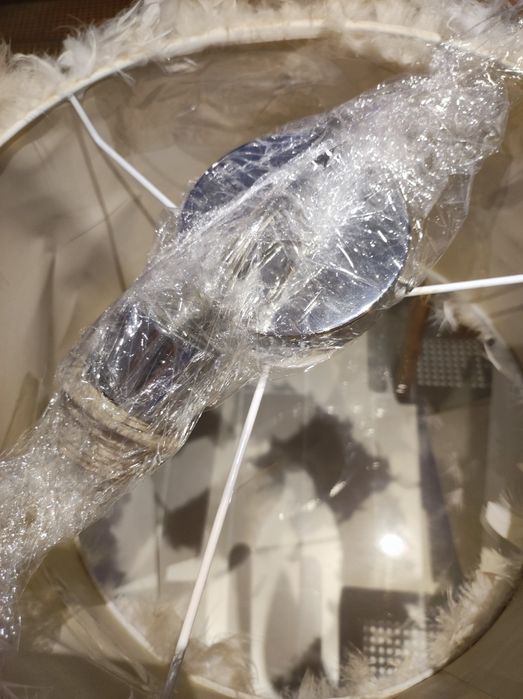 Candeeiro teto penas