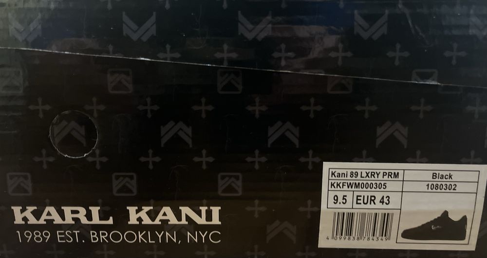 Мужские кросовки Karl Kani 89 LXRY PRM Black