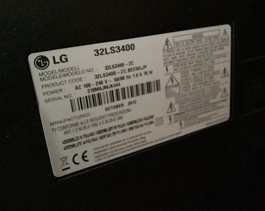 Telewizor LG z pilotem