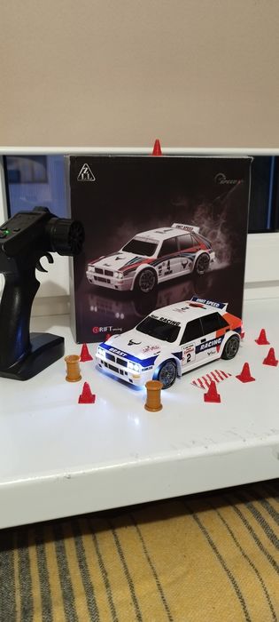 Дрифт Машинка Lancia Delta HF 1:24 з Super Led і 4×4