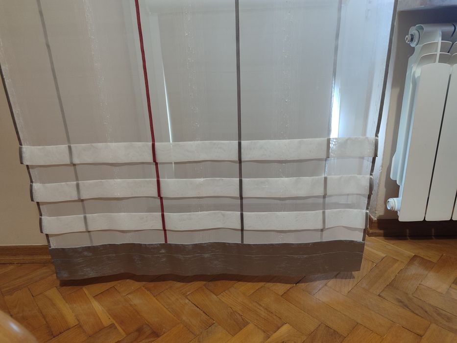 Firana na okno balkonowe