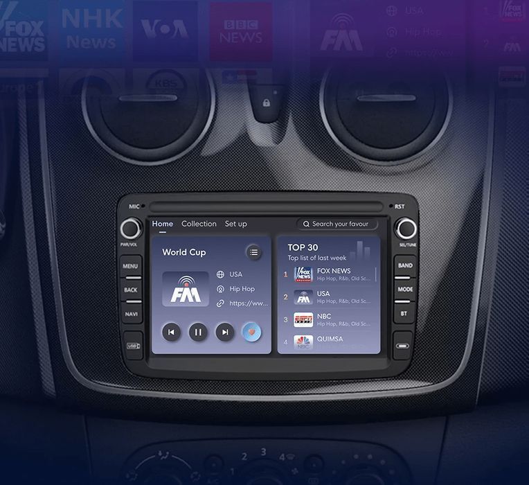 Renault Dacia Duster Sandero Captur – Radio Android 7" CarPlay