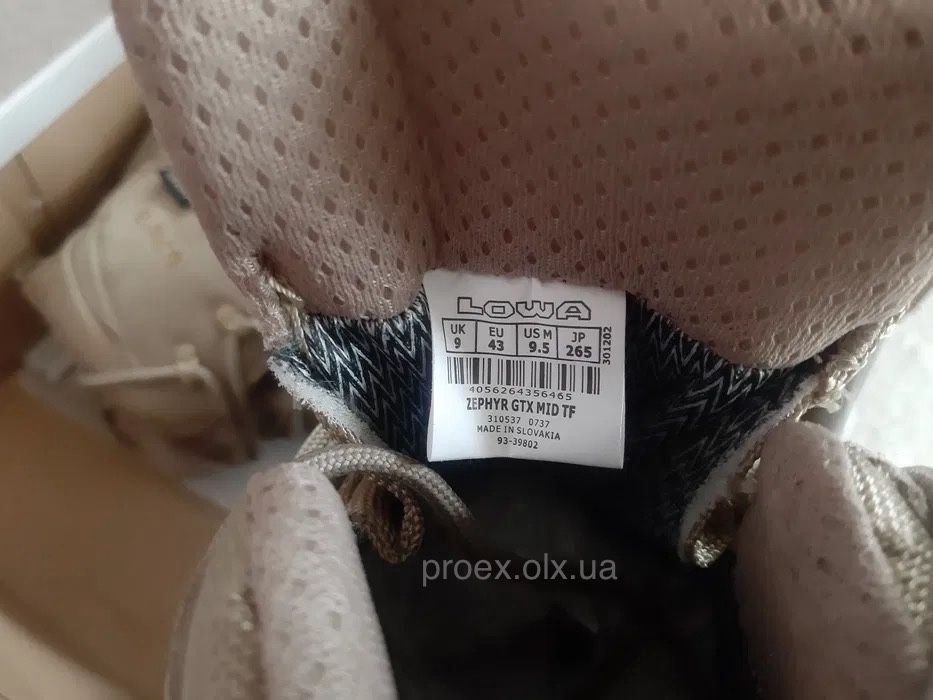 ‼️Тренд сезону‼️ Трекінгові черевики LOWA ZEPHYR TF GTX SLOWAKIA