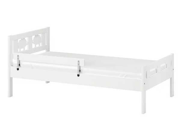 Cama branca completa criança - IKEA - KRITTER (70x1,60)