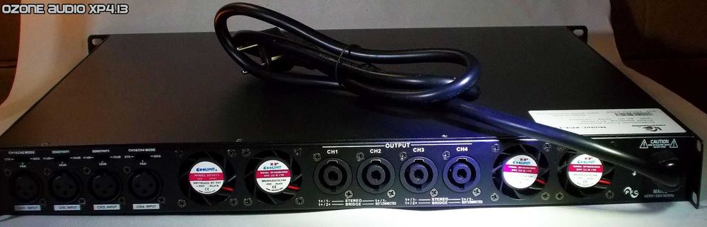 Wzmacniacz mocy 4x900w RMS 8ohm 1 U XP 4.09