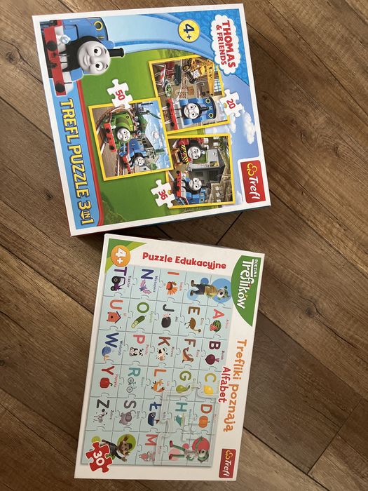 Puzzle dla dzieci Tomek i przyjaciele, Alfabet, jak nowe