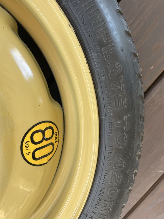 Компактне запасне колесо докатка T125/70 d16 96М 5х100 нове